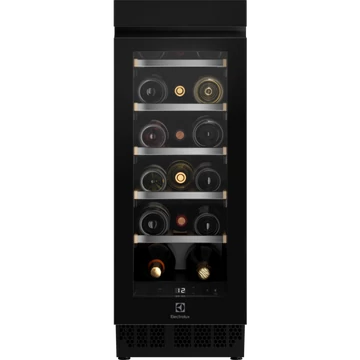 Electrolux EWUS018B7B Beépíthető borhűtő, 18 palack, 82 cm 