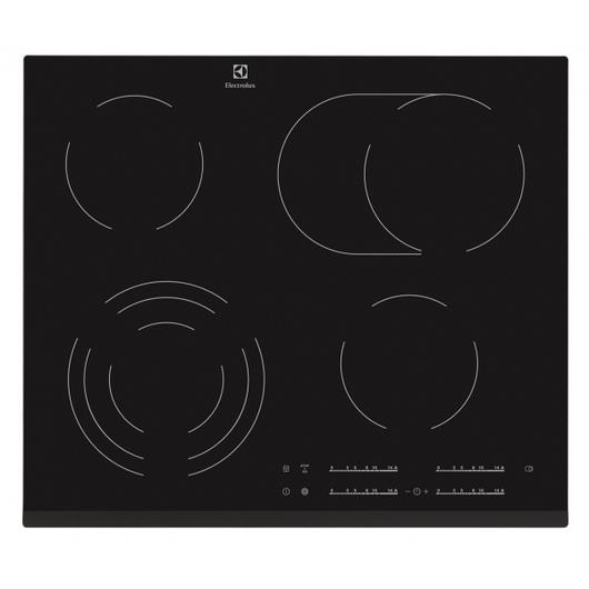 Electrolux EHF6547FXK beépíthető kerámia főzőlap, 60 cm