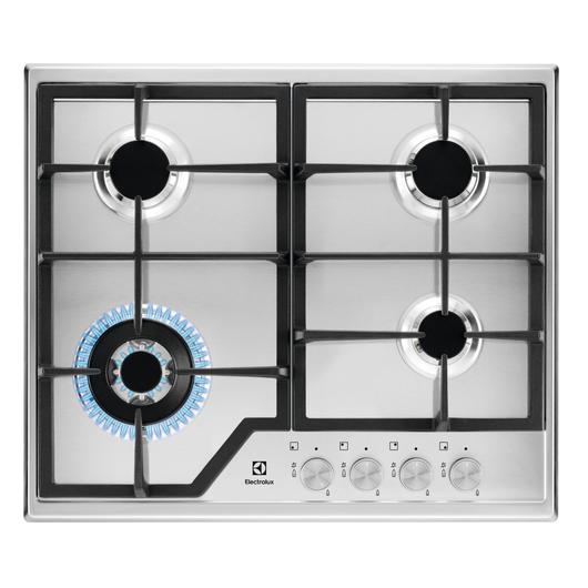 Electrolux KGS64362SX beépíthető gázfőzőlap, 60 cm, WOK égőfej